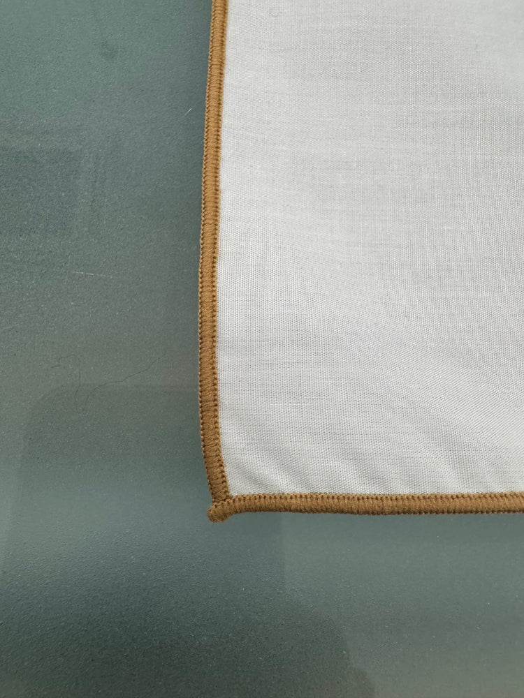 Pochette cotone beige